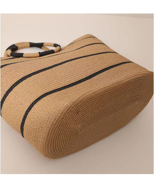 BEACH | WOVEN ROUND BEACH BAG