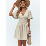 VIVI | BUTTERFLY SLEEVE DRESS