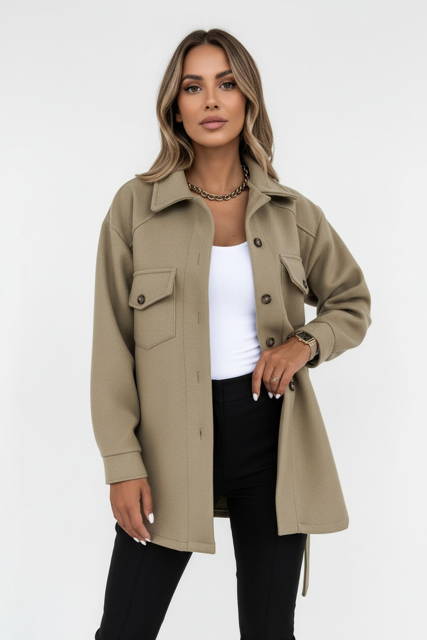 ADELE | LACE-UP POCKET JACKET