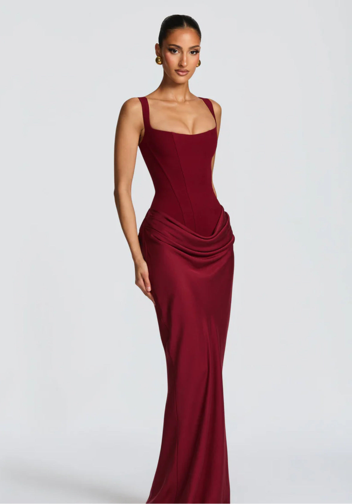 CORINNE | STRAPLESS SHEATH MAXI