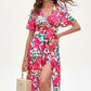 NADIA | FLORAL SLIT MIDI