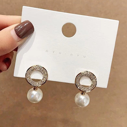 PEARL | CUTE PEARL DROP EARRINGS