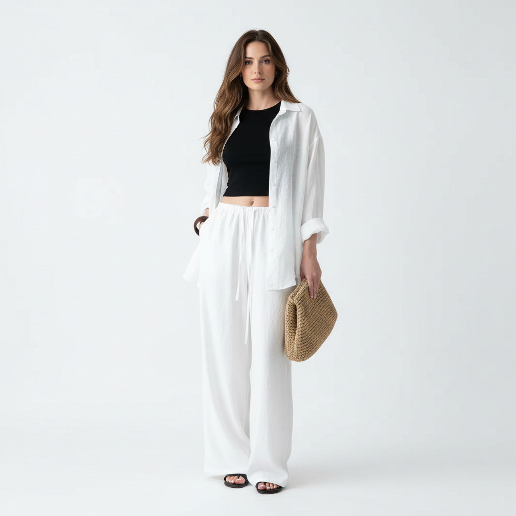 NOÉMIE | SOFT LINEN PANTS