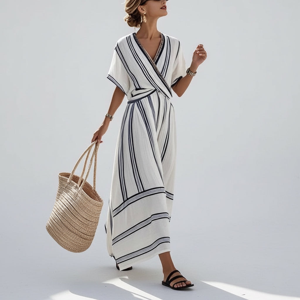 ISLA| BOHO STRIPED DRESS
