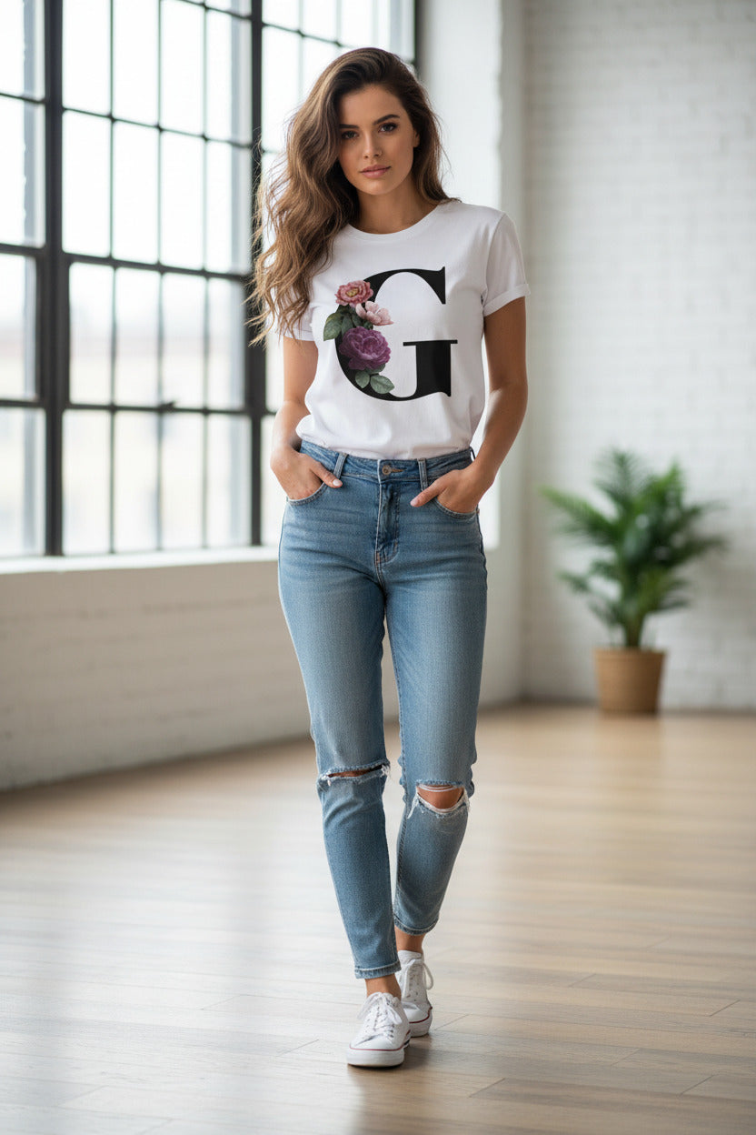 KYRA | FLORAL MONOGRAM