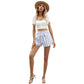 MARINA | STRIPED SHORTS