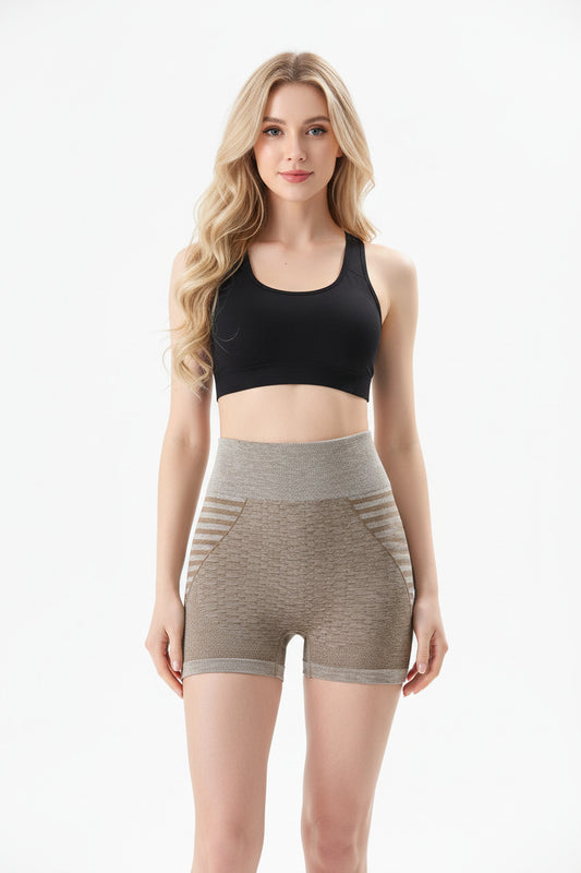 MIXA | STRIPE BIKER SHORTS