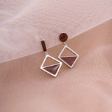 FROST | ASYMMETRIC FROSTY EARRINGS