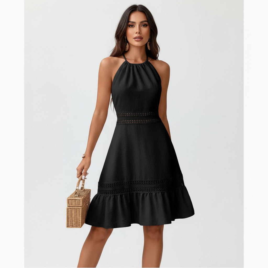 GINA | BACKLESS LACE MINI