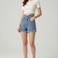ESTELLE | TAILORED NOIR DENIM SHORTS