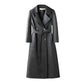 NADINE | LONG LEATHER TRENCH