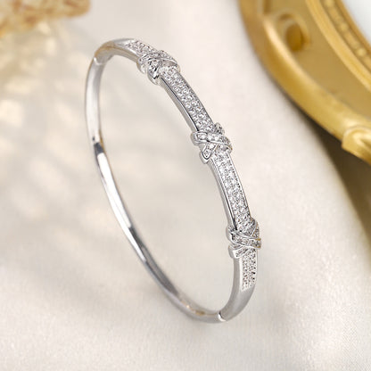 BAMBOO | FULL DIAMOND BAMBOO BRACELET