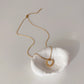 PARIS | VINTAGE SHELL LOVE PENDANT