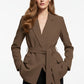SERENA | LACE-UP SLIM BLAZER