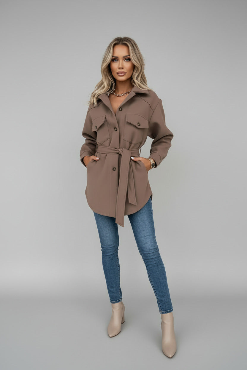 ADELE | LACE-UP POCKET JACKET