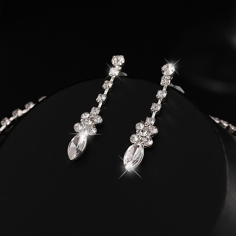 SPARKLE | ZIRCON NECKLACE EARRINGS SET