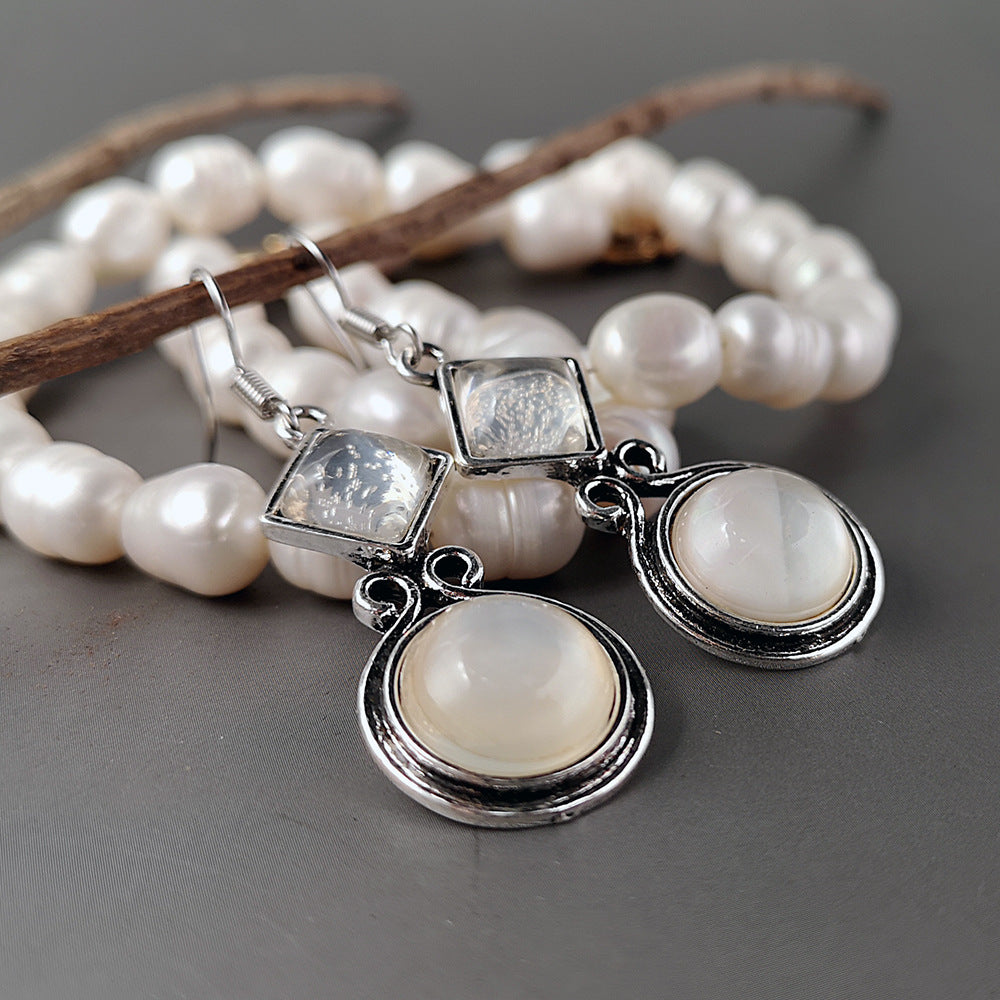 MAYA | SILVER MOONSTONE DROPS