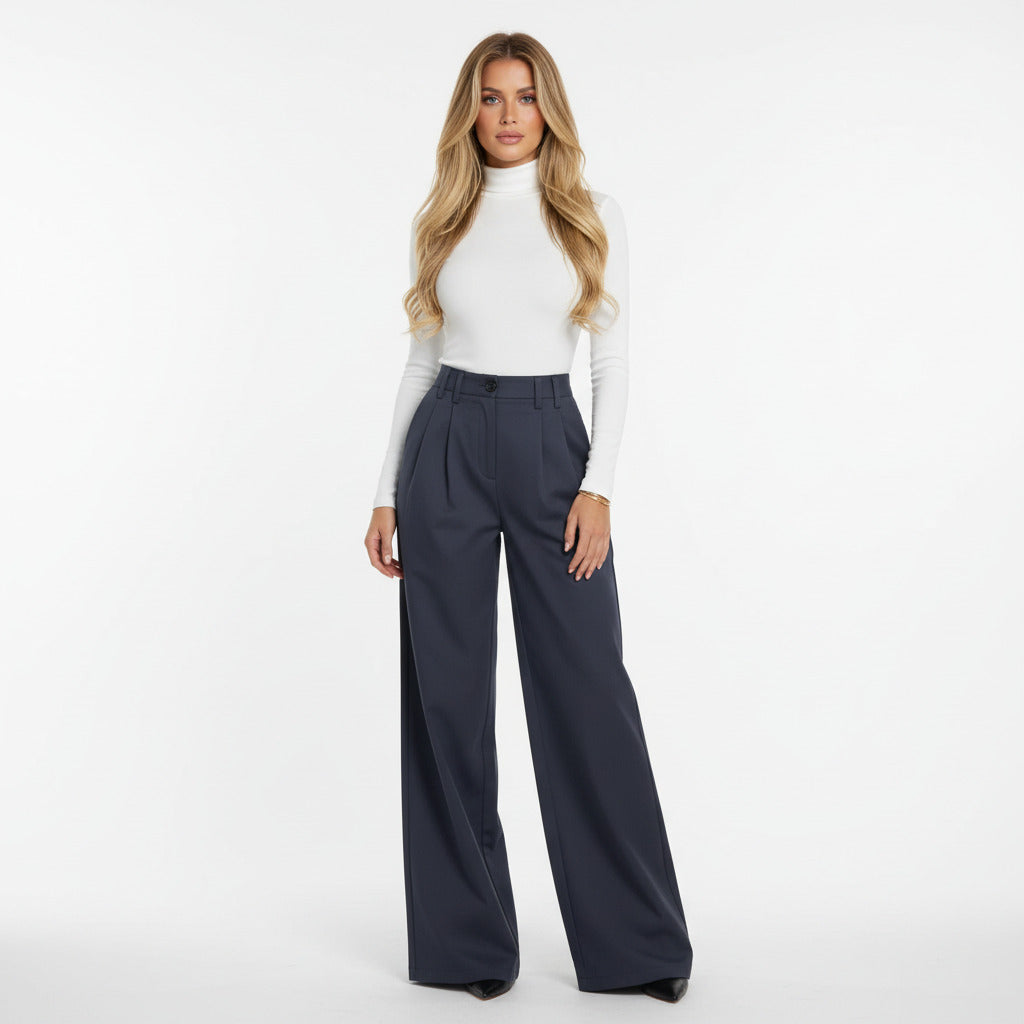 ÉLISE | TAILORED CASUAL WIDE-LEG SUIT