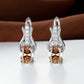 GARNET | CHAMPAGNE GOLD EAR CLIPS