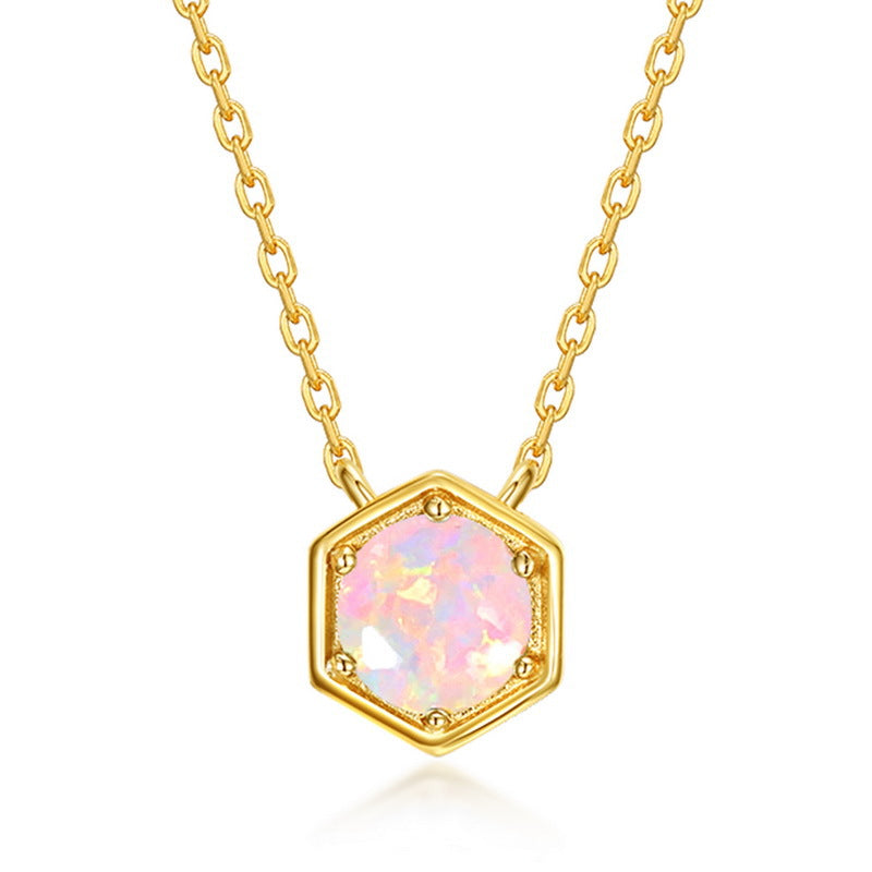 CLARA | BIRTHSTONE GOLD PENDANT