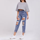ALENTINA | STRAIGHT-LEG RETRO DENIM JEANS