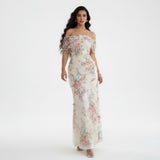 SIENNA | FLORAL MESH DRESS