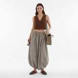 MARGOT | RETRO PLAID WIDE-LEG