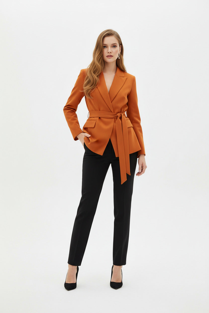 SERENA | LACE-UP SLIM BLAZER