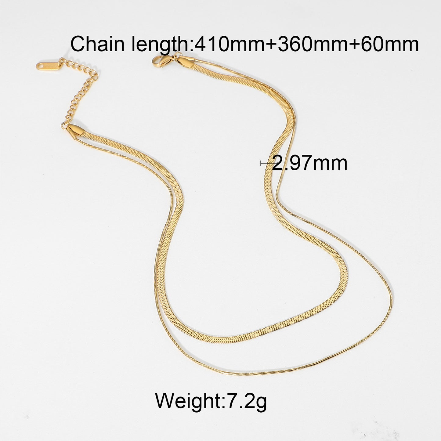 STELLA | DOUBLE SNAKE CHAIN
