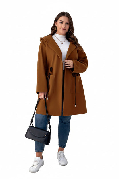 ESTELLE | DRAWSTRING ELEGANT COAT
