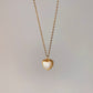 PARIS | VINTAGE SHELL LOVE PENDANT