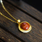 RUBY | SOUTHERN RED AGATE PENDANT