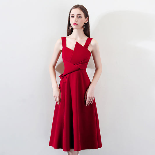 VICTOIRE | SUSPENDER EVENING DRESS