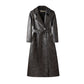 NADINE | LONG LEATHER TRENCH