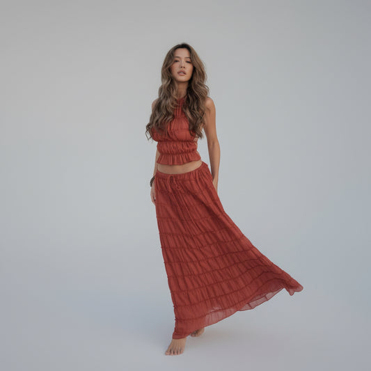 BELLA | HALTER & SKIRT SET