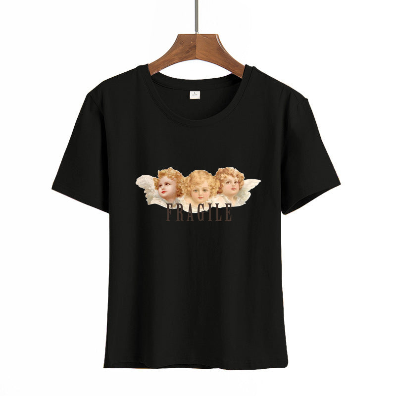 AURORA | CHERUB EMBLEM OVERSIZED TEE