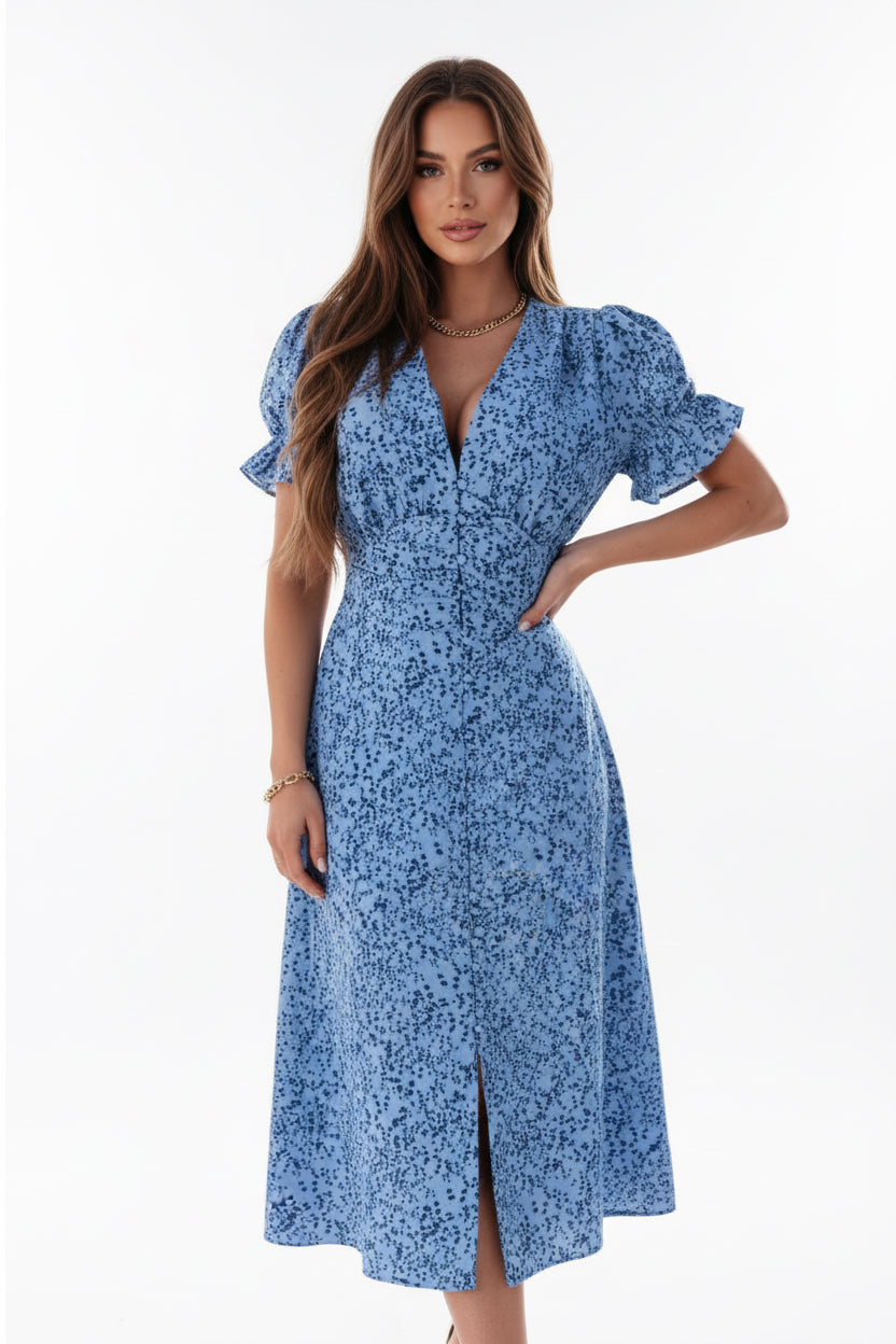 SOLEIL | SPOT PRINT DRESS