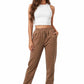 KEVA | LACE-HEM JOGGERS