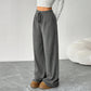 SOLÈNE | TIE-WAIST WIDE-LEG PANTS
