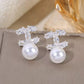 FLORA | FLORAL PEARL ZIRCON EARRINGS