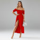 MIREILLE | SOLID SLIT DRESS