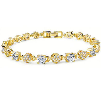 GOLD | GOLD PLATED ZIRCON BRACELET