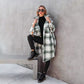 FLORA | PLAID FLANNEL LONGCOAT