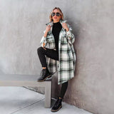 FLORA | PLAID FLANNEL LONGCOAT