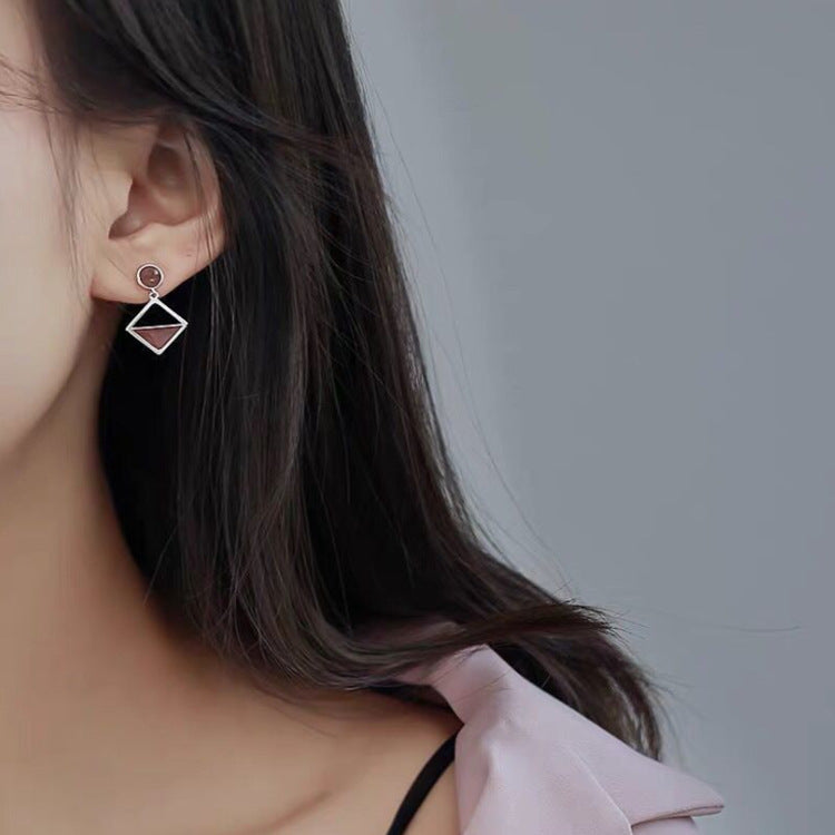 FROST | ASYMMETRIC FROSTY EARRINGS