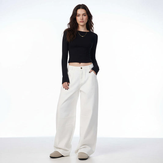 BLANCHE | LOOSE WHITE PANTS