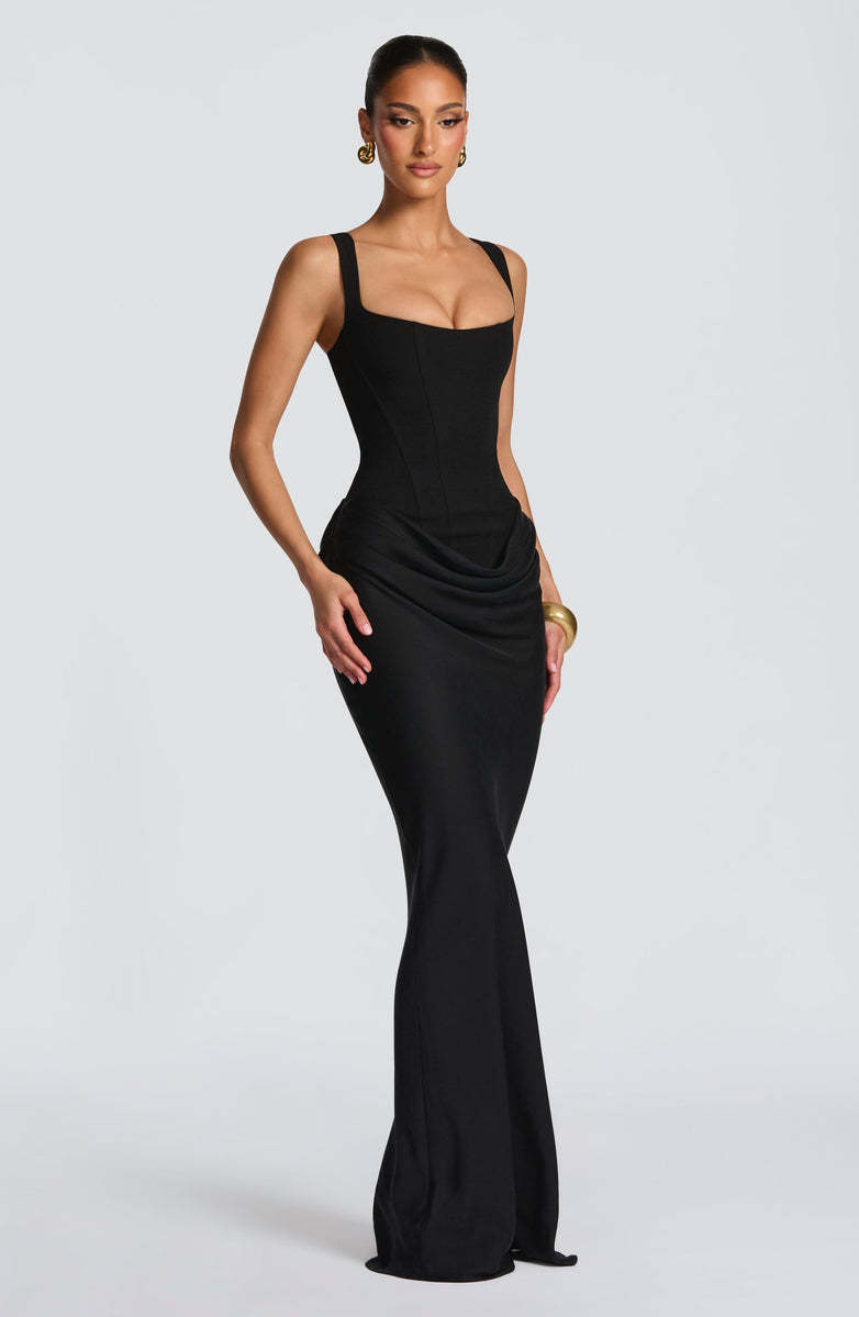 CORINNE | STRAPLESS SHEATH MAXI