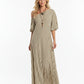 LYRA | STRIPED OFF-SHOULDER DRESS