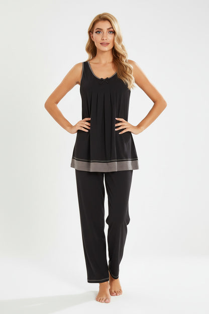 ZARA | CONTRAST STITCH LOUNGE SET