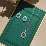 JADE | EMERALD ZIRCON JEWELLERY SET